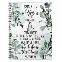 Bible chrétienne contre Philippiens 4 8 Eucalyptus