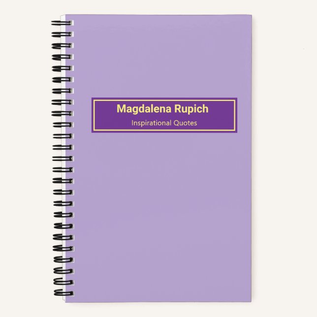 Carnet Bible florale violet personnalisée Verse (Recto)