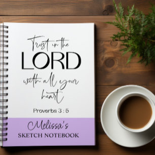 Carnet Bible Verse Croquis Notebbok