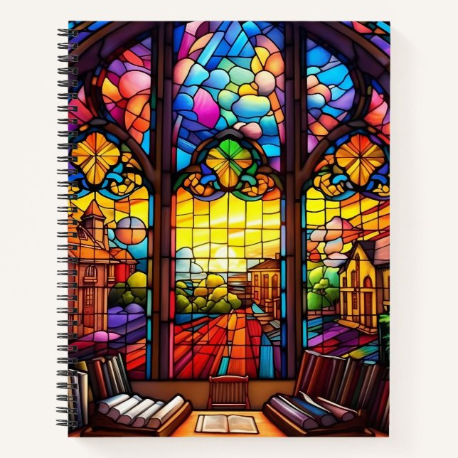 CARNET BIBLIOTHÈQUE EN VERRE CLAIR (Devant)