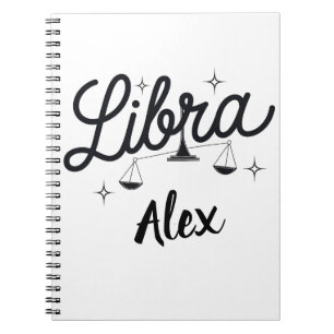 Carnet Bibliothèque personnalisée Zodiac Sign Art