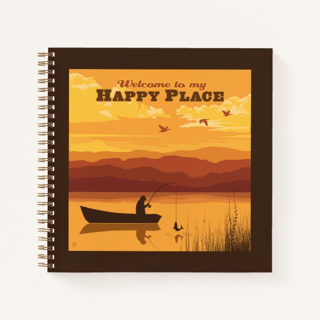 Carnet Bienvenue À Mon Happy Place (Devant)