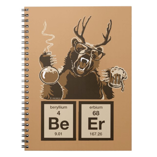Carnet Bière découverte par ours de chimie (Devant)