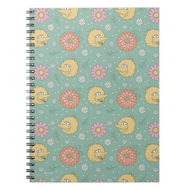Carnet Big Bird | Good Vibes Floral Pattern (Devant)