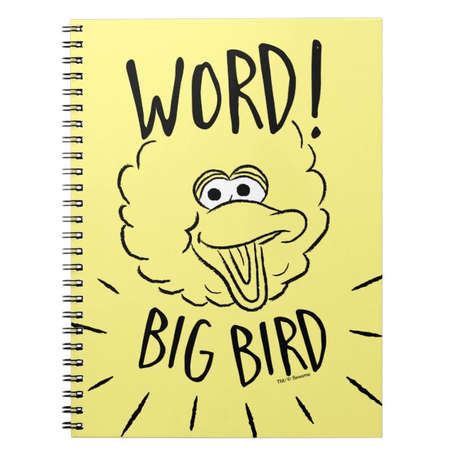 Carnet Big Bird Skate Logo - Word! Big Bird (Devant)