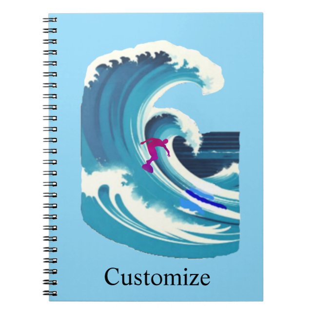 Carnet Big Wave Surfer Thunder_Cove (Devant)