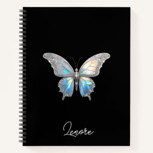 Carnet Bijoux papillon Opale et argent