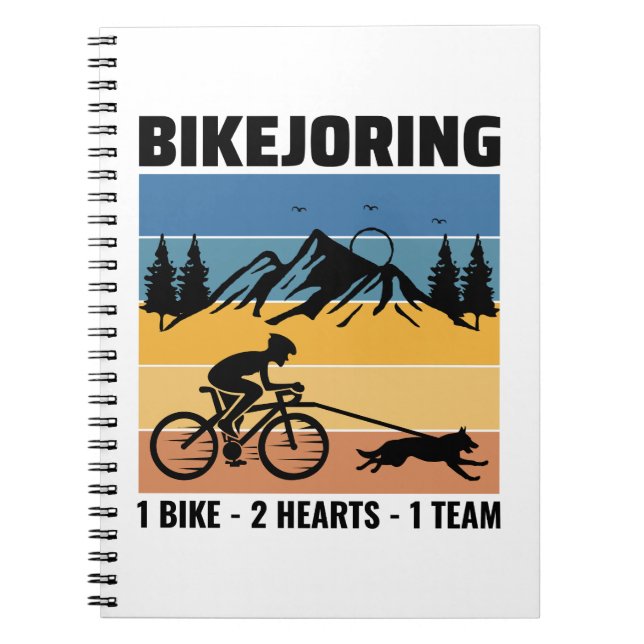 Carnet Bikejoring ChienScooting Chien Sport Vélo Balade e (Devant)
