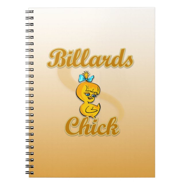 Carnet Billiard Chick (Devant)