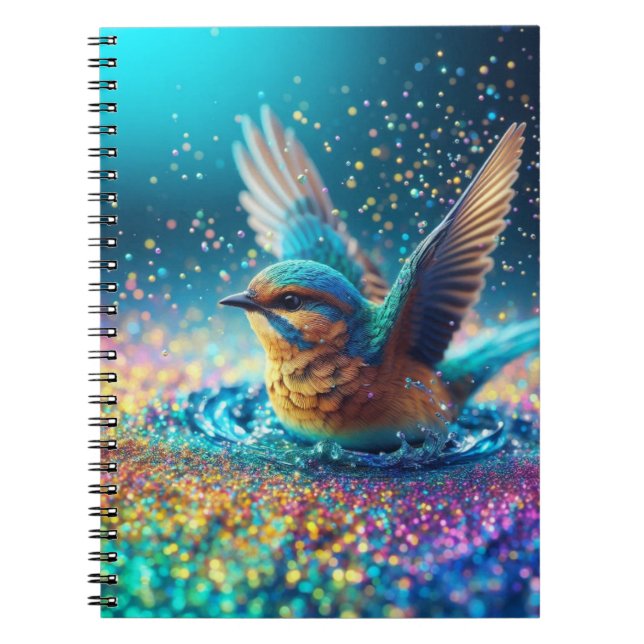 Carnet Bird Glitter (Devant)