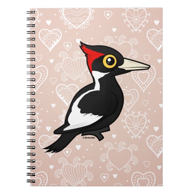 Carnet Birdorable Ivoire-a affiché le pivert (Devant)