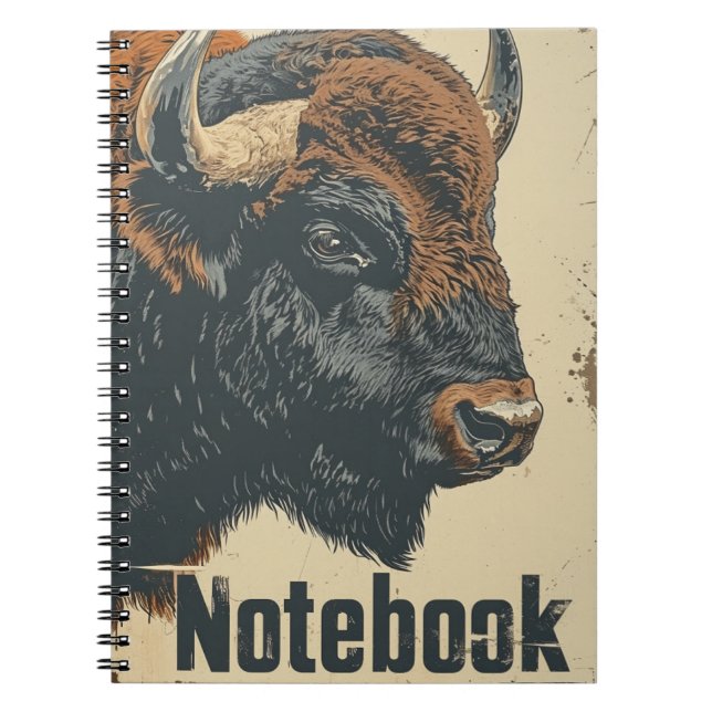 Carnet Bison Vintage (Devant)
