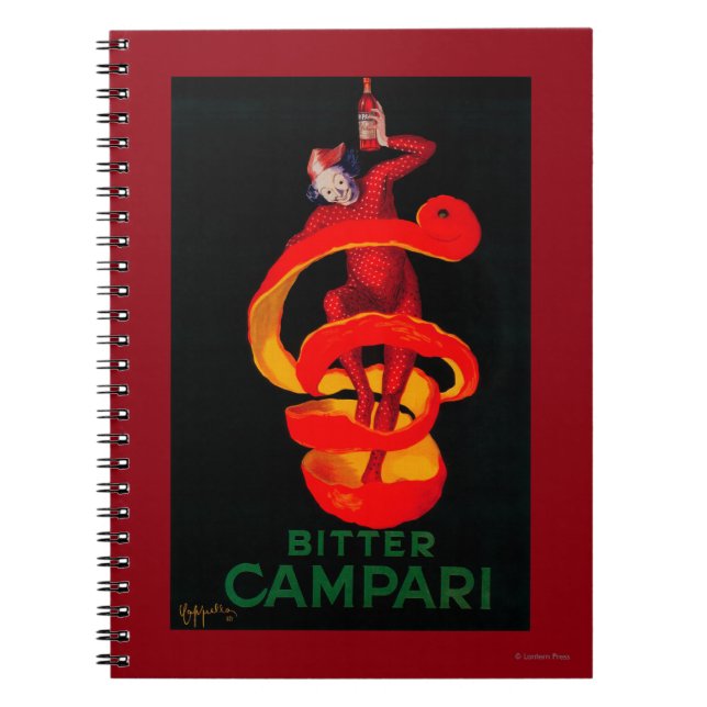 Carnet Bitter Campari Poster Vintage Europe (Devant)