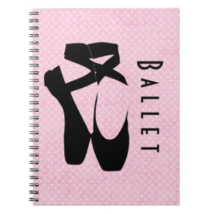 Carnet Black Ballet Shoes En Pointe