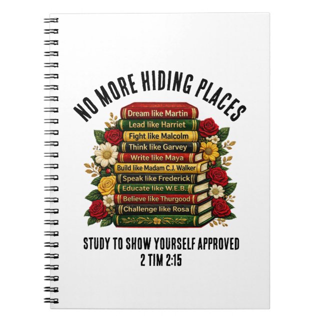 Carnet Black History Icons Heroes Christian Study (Devant)