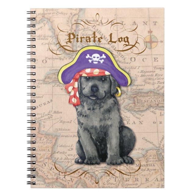 Carnet Black Lab Pirate (Devant)