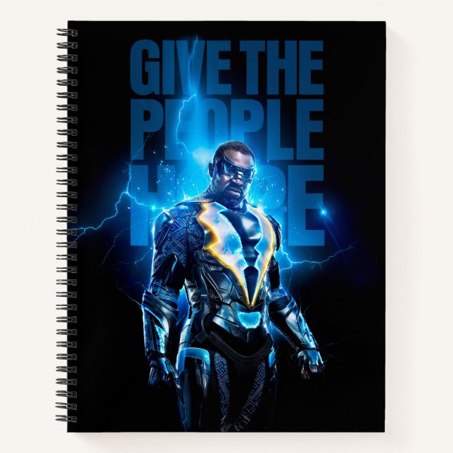 Carnet Black Lightning - Donnez De L'Espoir Aux Gens (Devant)