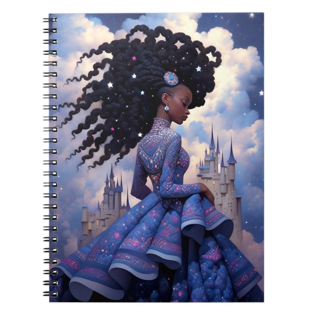 Carnet Black Princess Imaginaire Art (Devant)