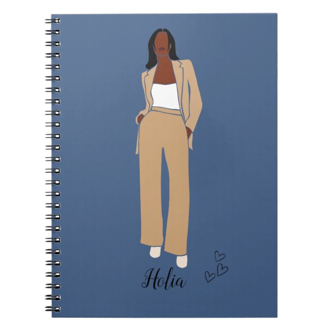 Carnet Black Queen, Melanin Queen African American (Devant)