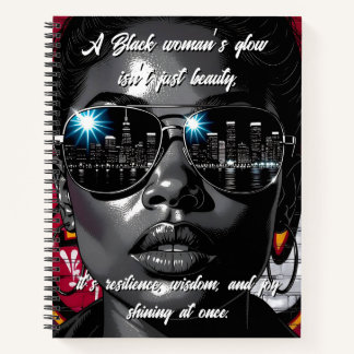 Carnet Black Women's Quote | City Skyline in Sunglasses