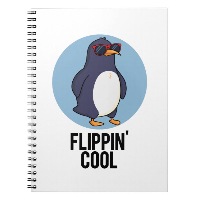Carnet Blague de pingouin drôle et cool à retourner  (Devant)