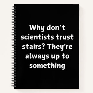 Carnet Blague scientifique amusante - Pourquoi les scient