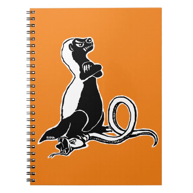 Carnet Blaireau de miel (Devant)