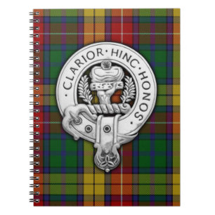 Carnet Blason et tartan du clan Buchanan