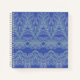 Carnet bleu à perches souples