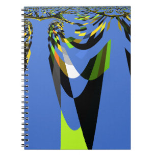 Carnet Bleu Africain Tribal Motif Motif Art Imprimer
