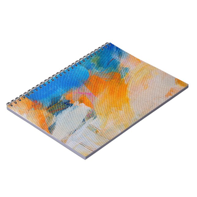 Carnet Bleu blanc abstrait arbre de lien arrière - plan (Côté gauche)