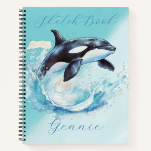 Carnet Bleu et Blanc Océan Plage Nautique