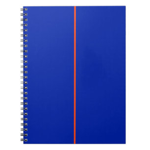 Carnet Bleu et orange PERSONNALISÉ
