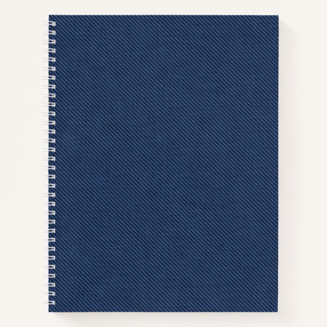 Carnet Bleu Jeans Fabric (Devant)