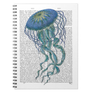 Carnet Bleu méduse