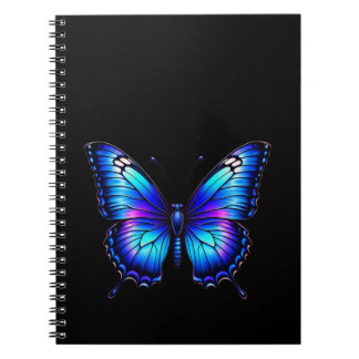 Carnet Bleu papillon