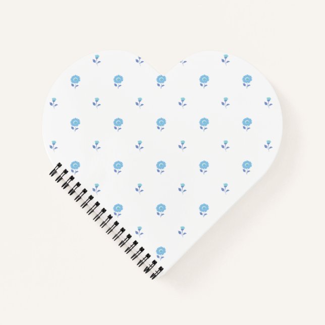 Carnet Bleu Petite Blossom (Devant)