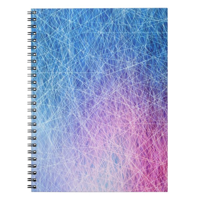 Carnet Bleu Violet Rose Mélangé (Devant)