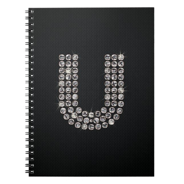 Carnet bling - U (Devant)