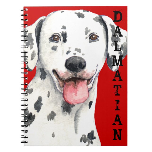 Carnet Bloc de couleur dalmate (Devant)