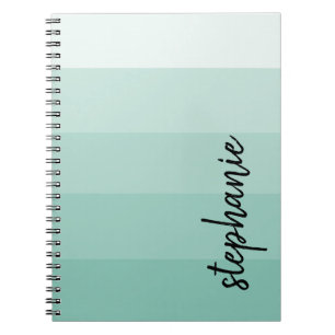 Carnet Bloc de couleur de signature moderne personnalisé