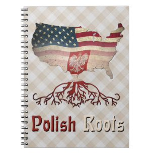 Carnet Bloc-notes américain polonais