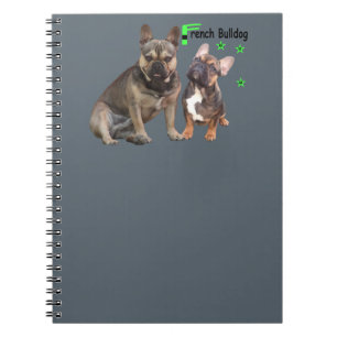 Carnet Bloc-notes de bulldogs français
