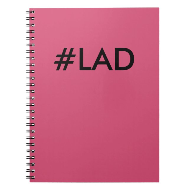Carnet Bloc - notes de #LAD (Devant)