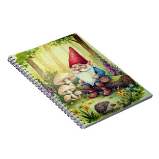 Carnet bloc-notes de lutin fantaisiste de la forêt