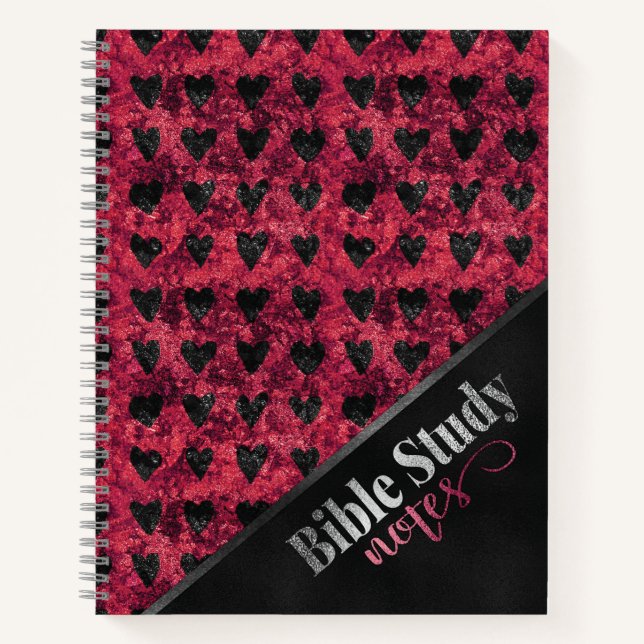 Carnet Bloc-notes "Parties scintillant et grâce" (étude b (Devant)