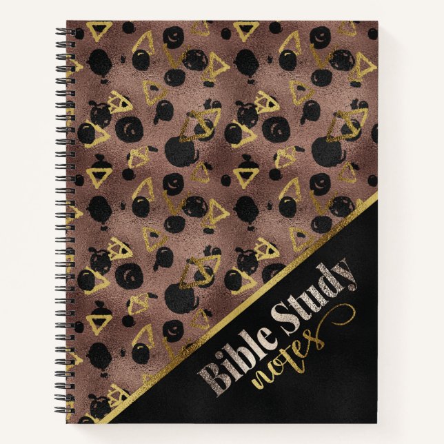 Carnet Bloc-notes "Parties scintillant et grâce" (étude b (Devant)