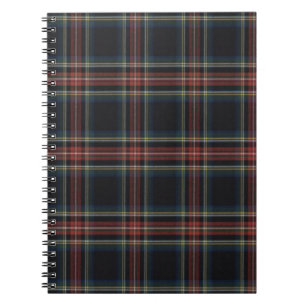 Carnet Bloc-notes photo Tartan noir (80 pages B&W)