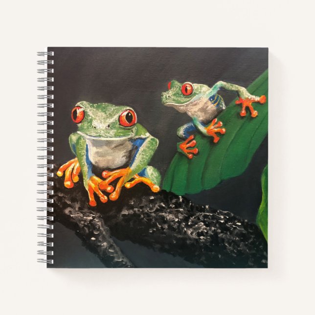Carnet Bloc-notes pour la grenouille (Devant)
