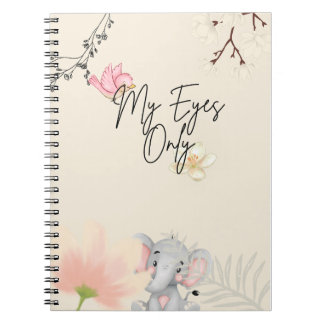 Carnet Bloc-notes pour mes yeux seulement